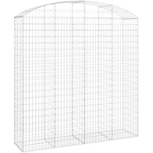 vidaXL Arched Gabion Basket - Corrosion-Resistant Iron vidaXL Arched Gabion Basket - Corrosion-Resistant Iron