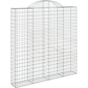 Cesta di gabioni ad arco 200x30x200/220 cm Ferro zincato - Cesta di gabioni Cesta di gabioni ad arco 200x30x200/220 cm Ferro zincato - Cesta di gabioni