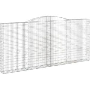 vidaXL Arched Gabion Basket 400x30x180/200 cm - Gabion Basket vidaXL Arched Gabion Basket 400x30x180/200 cm - Gabion Basket