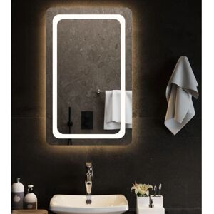 vidaXL 50x80 cm LED Badezimmer Spiegel - Wasserdicht, USB, Einfach Installieren vidaXL 50x80 cm LED Badezimmer Spiegel - Wasserdicht, USB, Einfach Installieren