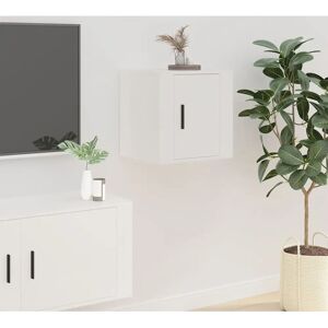 vidaXL White Wall Mounted TV Cabinet - 2 pcs, 40x34.5x40 cm - TV Furniture vidaXL White Wall Mounted TV Cabinet - 2 pcs, 40x34.5x40 cm - TV Furniture