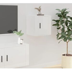 vidaXL Wall Mounted TV Cabinet High Gloss White 40x34.5x40 cm 2 pcs vidaXL Wall Mounted TV Cabinet High Gloss White 40x34.5x40 cm 2 pcs
