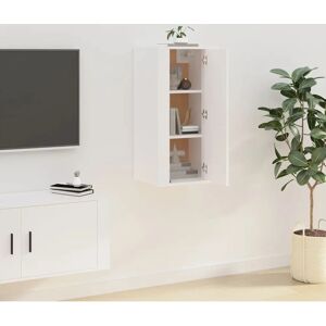vidaXL Wall Mounted TV Cabinet White 40x34.5x80 cm - TV cabinet vidaXL Wall Mounted TV Cabinet White 40x34.5x80 cm - TV cabinet