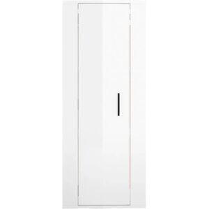 vidaXL Wall Mounted TV Cabinet High Gloss White 40x34.5x100 cm - TV Cabinet vidaXL Wall Mounted TV Cabinet High Gloss White 40x34.5x100 cm - TV Cabinet