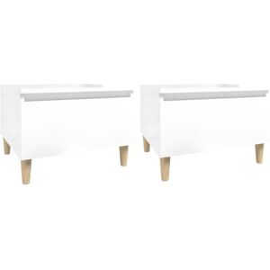 vidaXL 1/2x Side Table Engineered Wood End Centre Side - Side Table vidaXL 1/2x Side Table Engineered Wood End Centre Side - Side Table