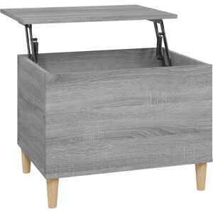 vidaXL Couchtisch Grau Sonoma 60x44.5x45 cm Holzwerkstoff - Beistelltisch vidaXL Couchtisch Grau Sonoma 60x44.5x45 cm Holzwerkstoff - Beistelltisch