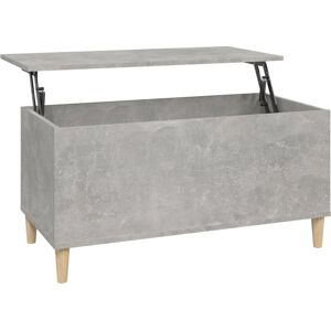 vidaXL 819584 Konkreter Graue Couchtisch mit Hebe-Deck - Couchtisch vidaXL 819584 Konkreter Graue Couchtisch mit Hebe-Deck - Couchtisch