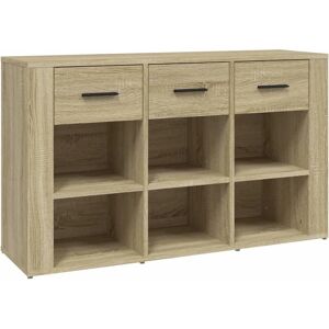 MAISONCHIC Credenza - Sonoma Oak 100x30x59 - Storage & Display Furniture MAISONCHIC Credenza - Sonoma Oak 100x30x59 - Storage & Display Furniture