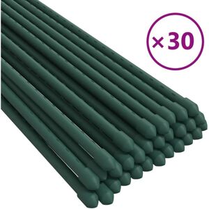 vidaXL Garden Plant Supports - 115cm Green Steel Support vidaXL Garden Plant Supports - 115cm Green Steel Support