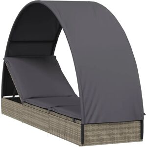 vidaXL Outdoor Sessel Lounge - Wetterfest Grau vidaXL Outdoor Sessel Lounge - Wetterfest Grau