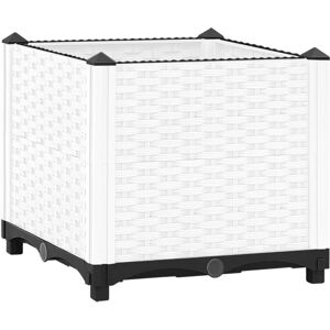 vidaXL Weiße Hochbeet Polypropylen Gartenbeet - Raised Bed Garden Planter vidaXL Weiße Hochbeet Polypropylen Gartenbeet - Raised Bed Garden Planter