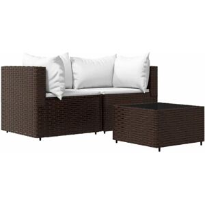 VidaXL Sitzgruppe für den Garten mit Kissen - Outdoor Möbel VidaXL Sitzgruppe für den Garten mit Kissen - Outdoor Möbel