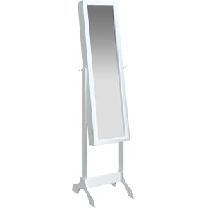 vidaXL Espelho de corpo inteiro branco - Decoração de quarto vidaXL Espelho de corpo inteiro branco - Decoração de quarto