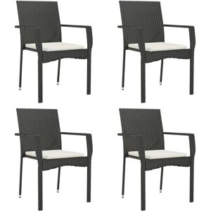 MAISON CHIC 4-delige Tuinstoel Set met Kussens - Tuinstoelen MAISON CHIC 4-delige Tuinstoel Set met Kussens - Tuinstoelen