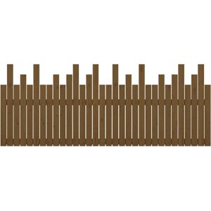 vidaXL Solid Wood Pine Wall Headboard - Bedroom Bed vidaXL Solid Wood Pine Wall Headboard - Bedroom Bed