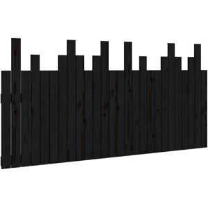 vidaXL Massives Kiefernholz Wandkopfteil - Kopfteil - Schwarz vidaXL Massives Kiefernholz Wandkopfteil - Kopfteil - Schwarz
