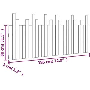 vidaXL Headboard/Footboard 185x80cm - Wood Bed Frame vidaXL Headboard/Footboard 185x80cm - Wood Bed Frame