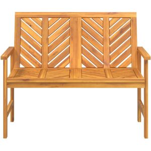 vidaXL Acacia Garden Bench Outdoor Seat - Garden Bench, Solid Wood, 109 cm vidaXL Acacia Garden Bench Outdoor Seat - Garden Bench, Solid Wood, 109 cm