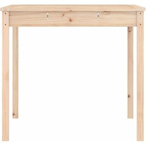 vidaXL Outdoor Table - Natural Pine - 121x82.5x76 cm - Outdoor Table vidaXL Outdoor Table - Natural Pine - 121x82.5x76 cm - Outdoor Table