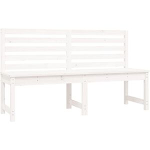 vidaXL Gartentisch Weißes Kiefernholz 157,5cm - Gartenbank vidaXL Gartentisch Weißes Kiefernholz 157,5cm - Gartenbank