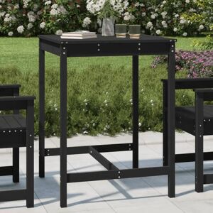 vidaXL Garden Table Black 82,5x82,5x110 cm Pine vidaXL Garden Table Black 82,5x82,5x110 cm Pine