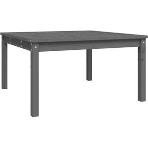 vidaXL Garden Table Grey 82,5x82,5x45 cm Pine vidaXL Garden Table Grey 82,5x82,5x45 cm Pine