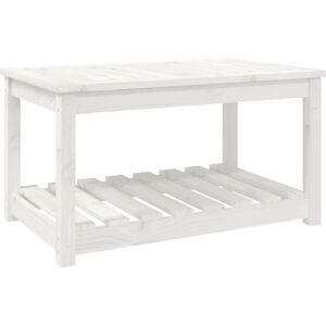 vidaXL Garden Table White 82,5x50,5x45 cm Pine vidaXL Garden Table White 82,5x50,5x45 cm Pine