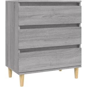 vidaXL Grau Sonoma Sideboard - Sideboard - Holzwerkstoff vidaXL Grau Sonoma Sideboard - Sideboard - Holzwerkstoff