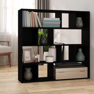 vidaXL Book Cabinet - Room Divider - Black - 105x24x102 cm vidaXL Book Cabinet - Room Divider - Black - 105x24x102 cm