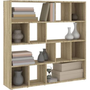 vidaXL Sonoma Oak Book Cabinet - Room Divider Storage vidaXL Sonoma Oak Book Cabinet - Room Divider Storage