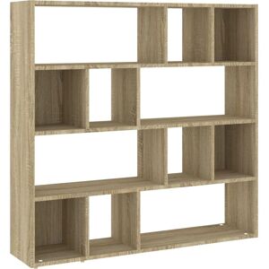 vidaXL Sonoma Oak Book Cabinet - Room Divider Storage vidaXL Sonoma Oak Book Cabinet - Room Divider Storage