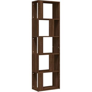 vidaXL Book Cabinet - Engineered Wood Brown Oak - Room Divider - Book Stand vidaXL Book Cabinet - Engineered Wood Brown Oak - Room Divider - Book Stand
