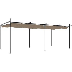 Maisonchic Taupe Pergola - Rozkładany Shade do Użytku na Zewnątrz Maisonchic Taupe Pergola - Rozkładany Shade do Użytku na Zewnątrz