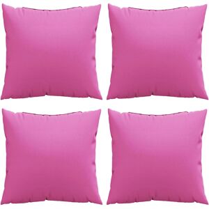 vidaXL Sofa cushions - Pink, 40x40cm, Set of 4 vidaXL Sofa cushions - Pink, 40x40cm, Set of 4