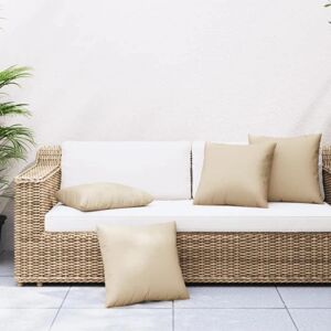 vidaXL Beige Sofa Cushions - 60x60 cm Set of 4 vidaXL Beige Sofa Cushions - 60x60 cm Set of 4
