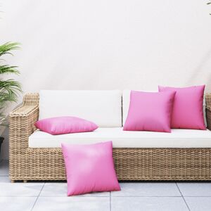 vidaXL Decorative cushion - Pink - 4 pcs - 60x60 cm - Square - Polyester vidaXL Decorative cushion - Pink - 4 pcs - 60x60 cm - Square - Polyester