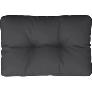 vidaXL Palletkussen Zwart 60x40x12 cm Stof - Pallet Cushion vidaXL Palletkussen Zwart 60x40x12 cm Stof - Pallet Cushion