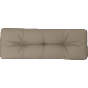 vidaXL Palletkussen Taupe 120x40x12 cm Stof vidaXL Palletkussen Taupe 120x40x12 cm Stof