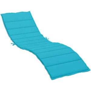 vidaXL Sonnenliegen-Auflage Türkis Oxford-Gewebe 200 x 50 x 4 cm - Sonnenliegen-Auflage vidaXL Sonnenliegen-Auflage Türkis Oxford-Gewebe 200 x 50 x 4 cm - Sonnenliegen-Auflage