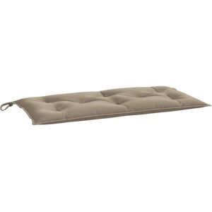 vidaXL Garden Bench Cushion Taupe - Water-resistant, 100x50x7 cm vidaXL Garden Bench Cushion Taupe - Water-resistant, 100x50x7 cm