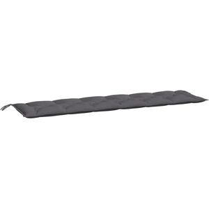 vidaXL Coussin pour banc de jardin - Tissu Oxford durable - Anthracite - 200x50x7 cm - Publicité vidaXL Coussin pour banc de jardin - Tissu Oxford durable - Anthracite - 200x50x7 cm - Publicité