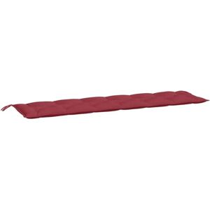 Coussin pour banc de jardin rouge vin 200x50x7 cm Tissu Oxford - Banc de jardin Coussin pour banc de jardin rouge vin 200x50x7 cm Tissu Oxford - Banc de jardin