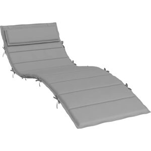 VIDAXL Gråt udendørspude - Til udendørs og indendørs brug VIDAXL Gråt udendørspude - Til udendørs og indendørs brug