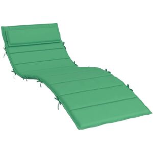 vidaXL Solstolskussen - 180x60x3 cm - Grøn - Solstolskussen vidaXL Solstolskussen - 180x60x3 cm - Grøn - Solstolskussen