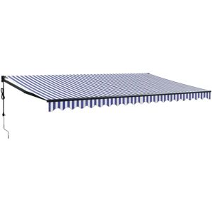 MAISONCHIC 7904 Tilbagetrækbar Solmarkise - Udendørs Skygge MAISONCHIC 7904 Tilbagetrækbar Solmarkise - Udendørs Skygge