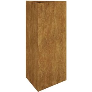 vidaXL Garden Planter 40x34.5x75 cm Corten Steel - Garden Planter vidaXL Garden Planter 40x34.5x75 cm Corten Steel - Garden Planter