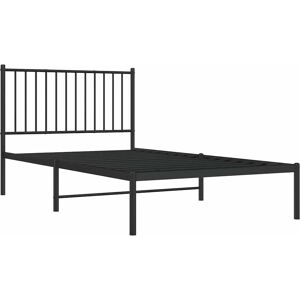 vidaXL Metal Bed Frame with Headboard - Bed Type vidaXL Metal Bed Frame with Headboard - Bed Type