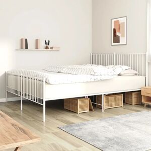 vidaXL Metal Bed Frame with Headboard - Bed Frame vidaXL Metal Bed Frame with Headboard - Bed Frame