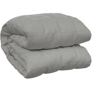 vidaXL Grey Weighted Blanket 137x200 cm 6 kg - Weighted Blanket vidaXL Grey Weighted Blanket 137x200 cm 6 kg - Weighted Blanket