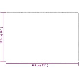 vidaXL Weighted blanket with cover gray 122x183 cm 9 kg fabric vidaXL Weighted blanket with cover gray 122x183 cm 9 kg fabric